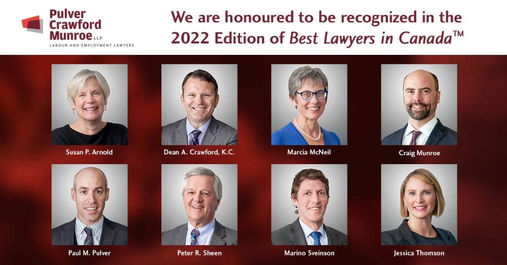 PCM Lawyers recognized in 17th Edition of Best Lawyers in Canada